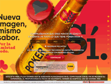 Tablet Screenshot of cervezapoker.com